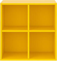  Boxie nyitott fali szekrény 80x80x37 cm sárga