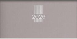 DAYLINER Zsebnaptár, fekvő elrendezésű, DAYLINER, "MyPastel", szürke (NMPZSSZU) - jatekotthon