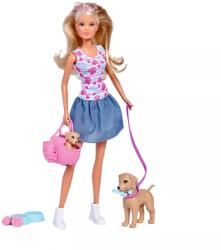 Simba Toys Set de joacă Steffi Love: Plimbare cu cățelușul (105733310) Papusa