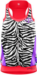 Crazy Idea Maiou pentru femei Top Break Black/Zebra L