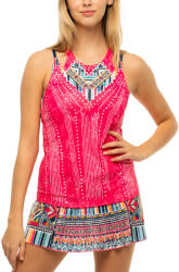 Lucky in Love Maiou pentru femei Lucky in Love Pretty In Ink Bralette Tank Shocking Pink S