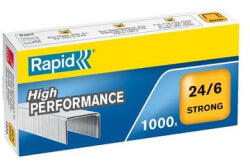 RAPID Tűzőkapocs, 24/6, horganyzott, RAPID "Strong (E24855800) - fapadospatron