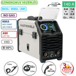 Mastroweld MASTRO MIG-140 SYN multifunkciós hegesztő inverter - hegesztogepbolt