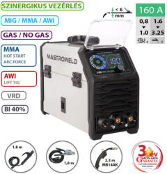Mastroweld MASTRO MIG-180 SYN multifunkciós hegesztő inverter