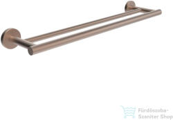 Laufen NIARA 60, 2 cm-es dupla törölközőtartó, csiszolt rózsaarany H3810621680021 (H3810621680021)