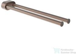 Laufen NIARA 40, 2 cm-es mozgatható dupla törölközőtartó, csiszolt rózsaarany H3810611680011 (H3810611680011)