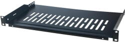 LogiLink RAFT FIX LOGILINK 1U pentru rack 19", adancime 250mm, sarcina maxima 10Kg, vopsea antistatic, otel 1.5mm, black, "SF1C35B (SF1C35B) - pcone