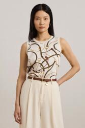 Ralph Lauren felső bézs, női, mintás, 200963631 - bézs XS