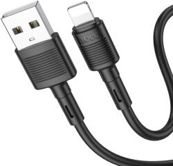  Cable USB A to Lightning Hoco 2, 4A 1 m X83 black (6931474770868)