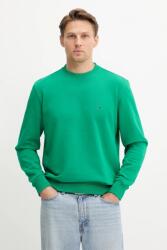 Tommy Hilfiger pamut melegítőfelső fekete, sima, MW0MW37237 - zöld L