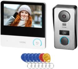 VIRONE Videó kaputelefon CETI Full HD 7" LCD RFID olvasó