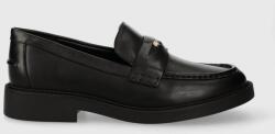 MICHAEL Michael Kors bőr mokaszin Eden fekete, női, lapos talpú, 40R4EDMP1L - fekete Női 36