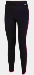 JOMA Combi Torneo női hosszú leggings, fekete/geranium pink, L fekete|rózsaszín
