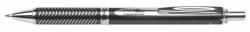 Pentel Zseléstoll, 0, 35 mm, nyomógombos, fekete tolltest, PENTEL "EnerGel BL-407" kék (PENBL407A) - tintasziget