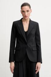 Karl Lagerfeld zakó fekete, sima, egysoros gombolású, A2W14023 - fekete 34