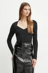 HUGO BOSS pulóver könnyű, női, fekete, 50523744 - fekete S