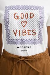 Weekend Max Mara Памучна тениска Weekend Max Mara ARA (2525976041600)
