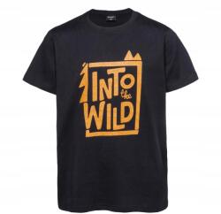 HI-TEC Terin póló gyerekeknek/gyerekeknek fekete|narancssárga