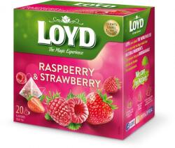 LOYD Gyümölcstea 20x2g Loyd Piramis málna-eper (1BUD1023)