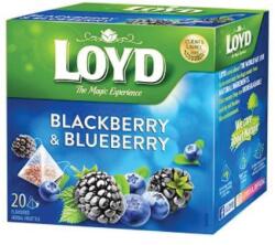 LOYD Gyümölcstea 20x2g Loyd Piramis áfonya-szeder (1BUD1022)