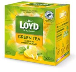 LOYD Zöld tea 20x1, 7g Loyd Piramis citrom (1BUD1026)