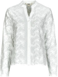 ONLY Topuri și Bluze Femei ONLCARMEN FR L/S 3D EMB SHIRT Only Alb EU M