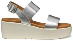 Geox bőr szandál D XAND 2.2S ezüst, női, éksarkú, D45M1A 000CF C1007 - ezüst Női 40