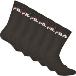 Fila Crew Tennis Socks Full Terry 6Packs fekete