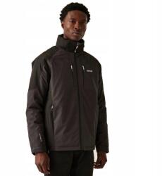 REGATTA WintrCalderdaleII Férfi bélelt vízálló kabát 10.000 mm fekete|szürke