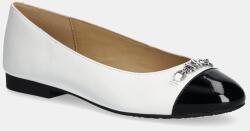 MICHAEL Michael Kors bőr balerina cipő Rebecca - fehér Női 39