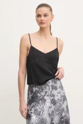 Calvin Klein top fekete, sima, J20J225019 - fekete XS