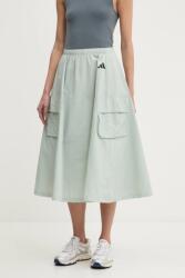 adidas szoknya City Escape zöld, maxi, harang alakú, JY0510 - zöld XS