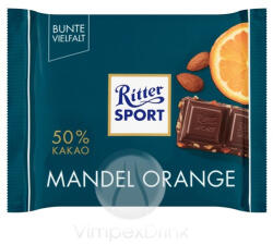 Ritter SPORT Mandeln Orange 100g - delfinbuvar