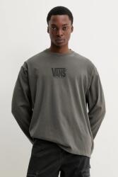 Vans pamut hosszúujjú szürke, nyomott mintás, VN000M2ZBLK1 - szürke XXL