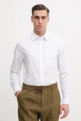Calvin Klein pamut ing férfi, galléros, fehér, regular, LV040QM160 - fehér M