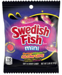  Swedish Fish Mini Glow Up eper-görögdinnye ízű világítós gumicukor 87g Szavatossági idő: 2026-02-09 - delfinbuvar
