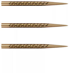 Shot Darts fémhegy Shot Warrior Kapene Titánium, 38mm arany