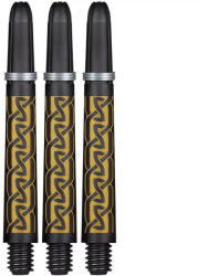 Shot Dart szár hosszú Shot Koi Carbon Helioknot, arany 48mm