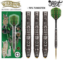 Shot Darts Szett Shot Steel, Warrior Rutene 23g, 90% Wolfram