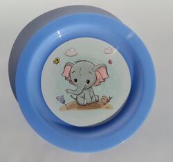 Tvar Gyermek tányér - Elefánt kék