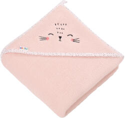Akuku Frottír kapucnis törölköző 100x100cm - Cica