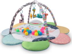 Mix TinyMini Oktató játszószőnyeg 2 az 1-ben - Zoo virág