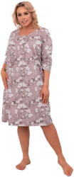 Italian Fashion cămașă de noapte damă OSZIMA mânecă 3/4, imprimeu: XL (AAF-KKN-OSZI-3-DR XL)