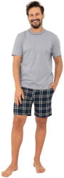 Italian Fashion Pijama bărbați ITALIAN FASHION ANDREAS scurt melange/print: 3XL (AAF-MPZ-ANDREKKMD 3XL)