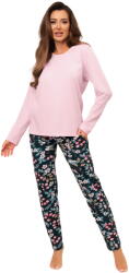 Italian Fashion Pijama dama ITALIAN FASHION MARISAL lung roz/print: M (AAF-KPZ-MARISDDRD M)