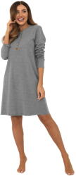 Italian Fashion Cămașă de noapte damă Italian Fashion GORDO mânecă lungă, melanj mediu: XXL (AAF-KKN-GORD-D-MS XXL)