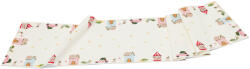Tchibo - Asztali futó nyomott mintával - fehér