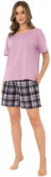 Italian Fashion Pijama dama ITALIAN FASHION DONATELLA scurt heather/print: S (AAF-KPZ-DONATKKWD S)