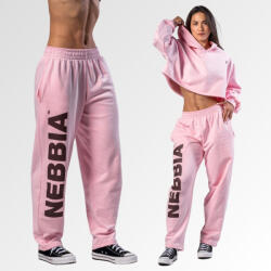 NEBBIA - Baggy melegítőnadrág BOYFRIEND STYLE 432 (pink) (S) - NEBBIA