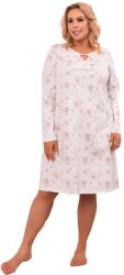 Italian Fashion cămașă de noapte damă SATUI mânecă lungă, imprimeu: XXL (AAF-KKN-SATU-D-DR XXL)